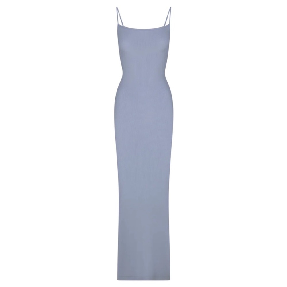 Skims Soft Lounge Dress Color Slate Size Small